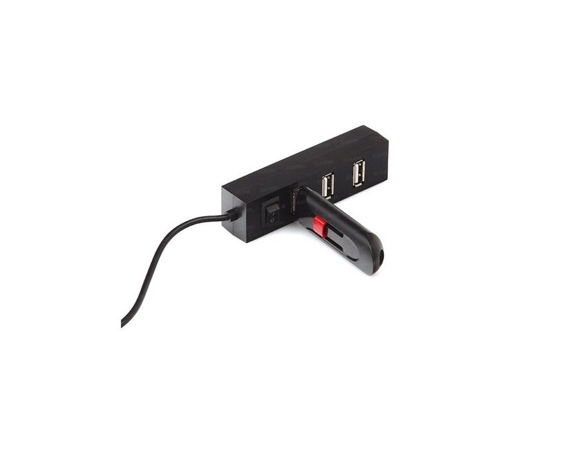 Dark 4 Port Açma/Kapama Butonlu USB2.0 Hub