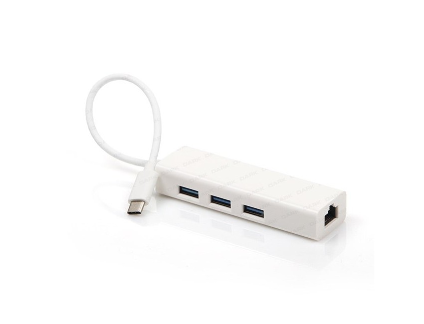 Dark Type-C to Gigabit Ethernet +USB Çoklayıcı