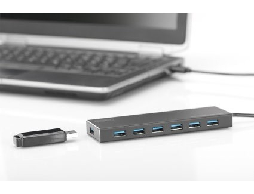 Digitus USB 3.0 Çoklayıcı (7 Port)