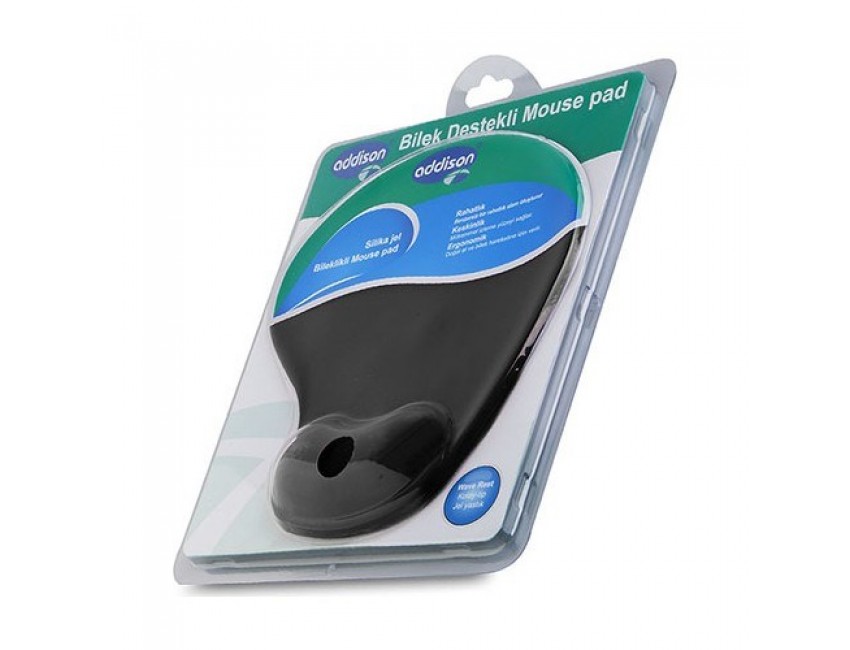 Addison 300152 Siyah Bilek Destekli Mouse Pad