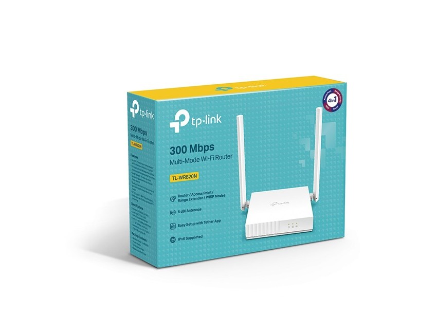 TP-Link TL-WR820N 2 Port 300 Mbps Router